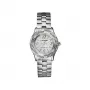 MARC ECKO dames quartz analoog horloge edelstaal zilveren wijzerplaat 37mm E95054L1