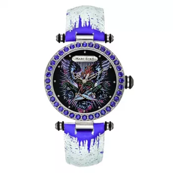 Marc Ecko dames RVS quartz horloge E15087M1 40mm