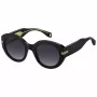 MARC JACOBS Dames MJ-1110-S-807 Zonnebril - Zwart montuur, Grijs verloopglazen - 51/23/145 mm