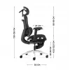 MARK ADLER Visioner 8.3 Black N bureaustoel