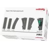 Märklin 24802 H0 C-rail gebogen rail R2 15° (1 stuk)