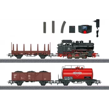 Märklin 29890 digitale startset goederentrein met BR 89.0 stoomlocomotief, C-rail, Mobile Station, H0-schaal (1:87), tijdperk III