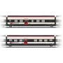 Märklin 43462 H0 aanvullingstrein-set 2 voor SBB Giruno: 2e klas wagon D(B9) en E(B8)