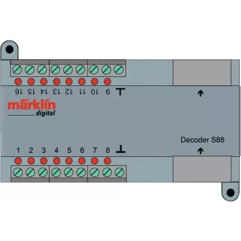 Märklin 60881 s88 digitaal terugmeldmodule voor 16 contactingangen – groen/wit