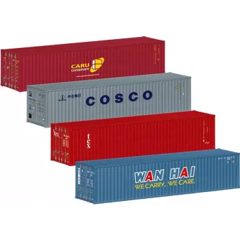 Märklin 76552 H0 20ft containerset, 2 stuks, kunststof, voor modelspoor goederenwagens