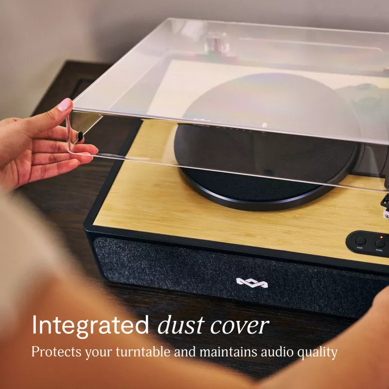 Marley Rise Up Platenspeler met ingebouwde stereoluidsprekers, Bluetooth In/Out
