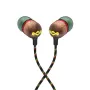 Marley Smile Jamaica in-ear bedrade oordopjes met microfoon en USB-C, 9-mm-drivers – Rasta (EM-JE042-RA)