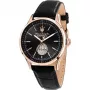 Maserati automatisch herenhorloge Potenza R8821124001 42mm blauwe wijzerplaat leren band