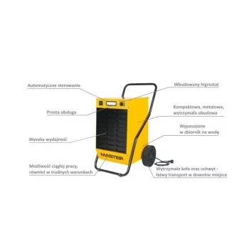 MASTER DEHUMIDIFIER DH92 80 l/24u