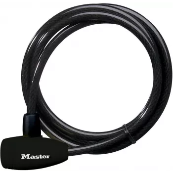 Master Lock 8154EURD Kabelslot met sleutel, 1,8 m x 10 mm, Zwart