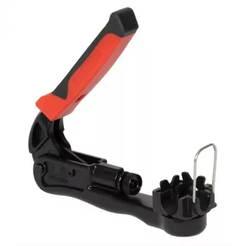 MASTER ZZ-070 persklem voor F-, BNC-, RCA-stekkers, RG-59/RG-6, verstelbare stempel, ergonomische grepen