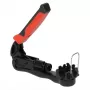 MASTER ZZ-070 persklem voor F-, BNC-, RCA-stekkers, RG-59/RG-6, verstelbare stempel, ergonomische grepen