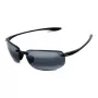 MAUI JIM Unisex Zonnebril 407-02 Mauna Kea Gloss Black Neutral Grey Polarized 64mm