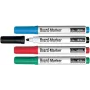 MAUL Whiteboardmarker XL-set, ronde punt 2-2,5 mm, 4 kleuren (6382799)