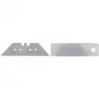 MAUL 7786909 vervangmessen voor cutter, trapeziumvormig, 10-pack, 52 mm staalmesjes voor tapijt- en karton snijden