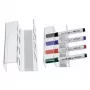 MAUL acryl magnetische pennenhouder voor 4 whiteboard- of flipchartmarkers, kristalhelder (6388405)