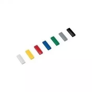 MAUL HEBEL Solid magneet, 1,0 kg hechtkracht, rechthoekig 54 x 19 mm, zwart, breukvast kunststof 61650-90