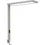 MAUL LED-bureaulamp met klem Senja met bewegings-/daglichtsensor zilver