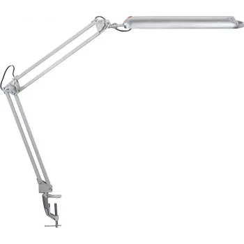 MAUL LED tafellamp Atlantic met klemvoet zilver