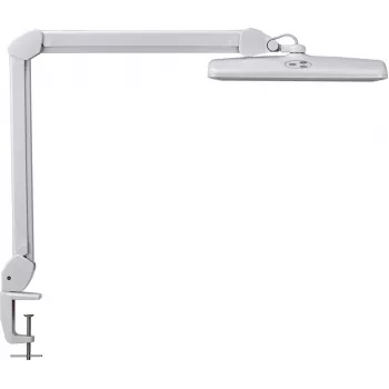 MAUL LED-bureaulamp Intro dimbaar met klemvoet wit