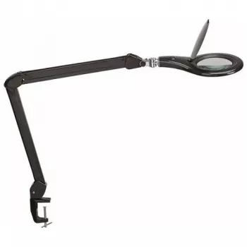 MAUL LED-loep lamp Makro met klemvoet zwart