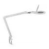MAUL LED-loep met klemvoet wit