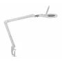 MAUL LED-loep met klemvoet wit
