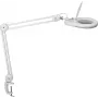 MAUL LED-loepelamp Viso met klemvoet, wit