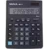 MAUL MXL 12 tafelrekenmachine met 12-cijferig LCD-display, belastingberekening, dual-power, zwart 7267090