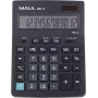 MAUL MXL 12 tafelrekenmachine met 12-cijferig LCD-display, belastingberekening, dual-power, zwart 7267090