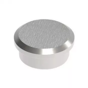MAUL neodymium-krachtmagneet, 25 mm diameter, vernikkeld, 13 kg hechtkracht, rond met getrapte rand, 1 stuk (6170596)