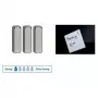 MAUL neodymium staafmagneten 4 x 15 x 4 mm, vernikkeld, 2 kg hechtkracht, 1 stuk 6169096