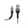 MAXLIFE Type-C kabel snel opladen 2A grijs 1 m USB-A naar USB-C datasync