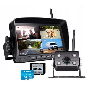 MBG line achteruitrijcamera-set 7 inch monitor SNR-X77+607T1