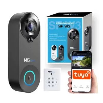 MBG LINE SF W3 video-deurintercom zwart
