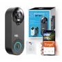 MBG LINE SF W3 video-deurintercom zwart