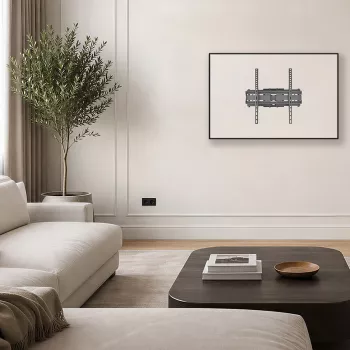 MCN Maclean MC-192 volledig beweegbare tv-muurbeugel voor 32-70 inch schermen, 40 kg draagkracht, VESA tot 400x400, zwart