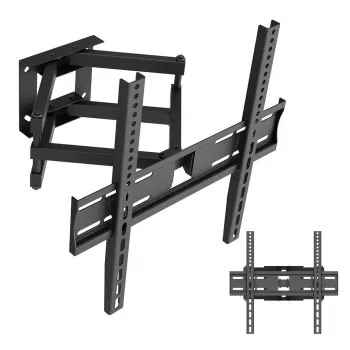 MCN Maclean MC-192 volledig beweegbare tv-muurbeugel voor 32-70 inch schermen, 40 kg draagkracht, VESA tot 400x400, zwart
