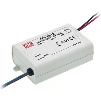 MEAN WELL APV-25-24 constante-spannings-LED-driver 24V 25W IP42 wit