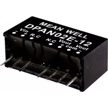 MEAN WELL DPAN02A-15 DC-DC-convertermodule 2W 5V naar 15V SIP4