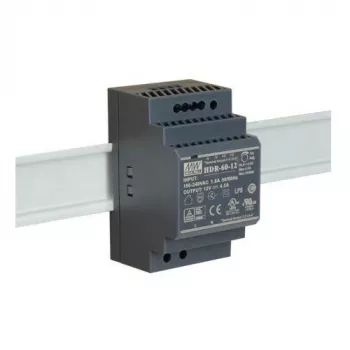 Mean Well HDR-60-12 12V 60W 5A DIN-rail schakelvoeding