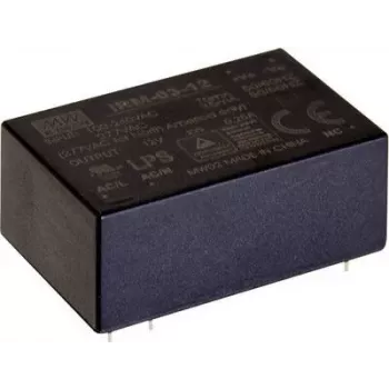 MEAN WELL IRM-03-9S 3W 9V DC PCB-montage ingekapselde AC-DC-voedingsmodule