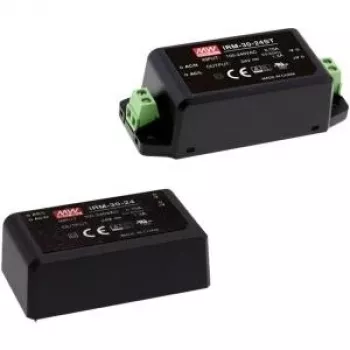 MEAN WELL IRM-30-24 - 31,2W 24V 1,3A gegoten AC/DC-voedingsmodule voor PCB-montage, 85-264VAC ingang, 88,5% rendement