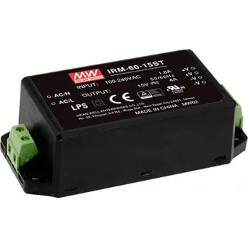 Mean Well IRM-60-12ST 60W AC/DC PCB-montage voeding 12V 5A