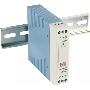 MEAN WELL MDR-10-12 DIN-rail voeding 12V DC 0,84A 10W