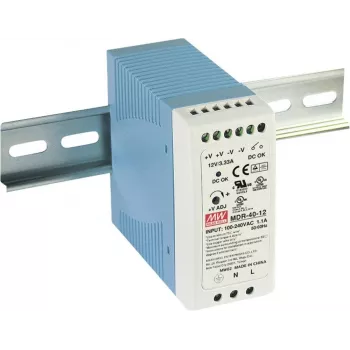 MEAN WELL MDR-40-12 DIN-rail voeding 12V DC 3,33A 40W
