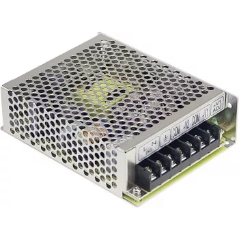 MEAN WELL RD-50A 54W dubbele uitgang AC/DC voeding 5V/6A + 12V/2A, 88-264VAC ingang, chassis-montage, overbelastings-/overspannings-/kortsluitbeveiliging