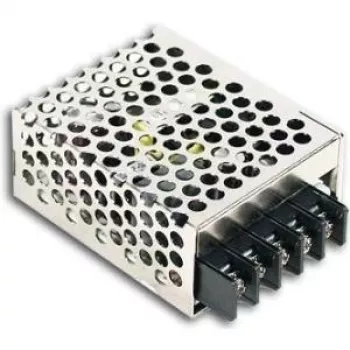 MEAN WELL RS-15-48 15W 48V DC gesloten voeding met overbelastings-, overspannings- en kortsluitbeveiliging, metalen behuizing, 85-264V AC ingang