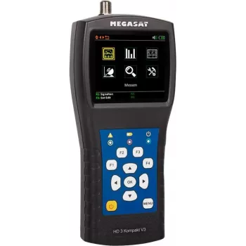 Megasat Satmeter HD 3 Compact V3 - digitale satellietmeter met spectrumanalysator 2600021