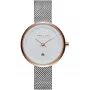 MELLER dames W5RB-2SILVER Astar Baki analoog quartz horloge 33mm zilver RVS mesh